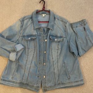 Light denim jacket